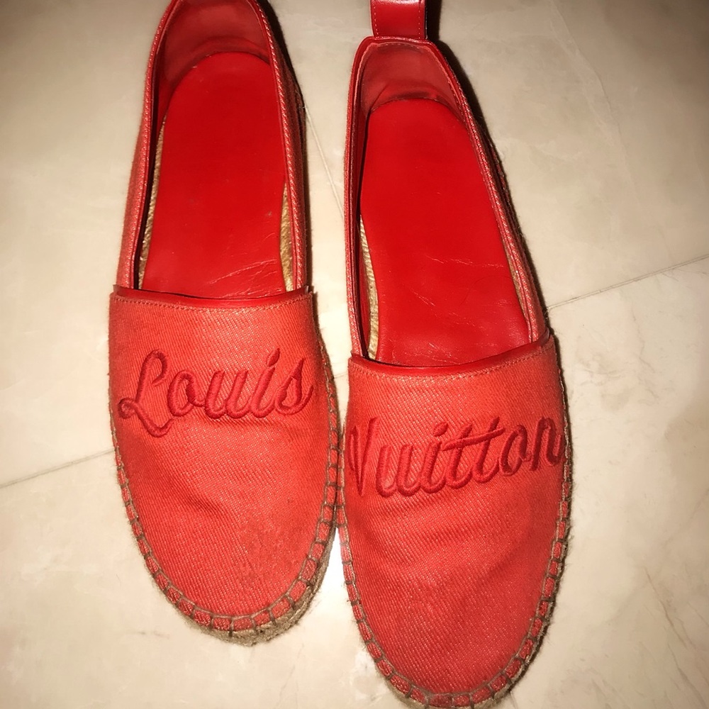 AUTHENTIC LOUIS VUITTON WATERFALL ESPADRILLE